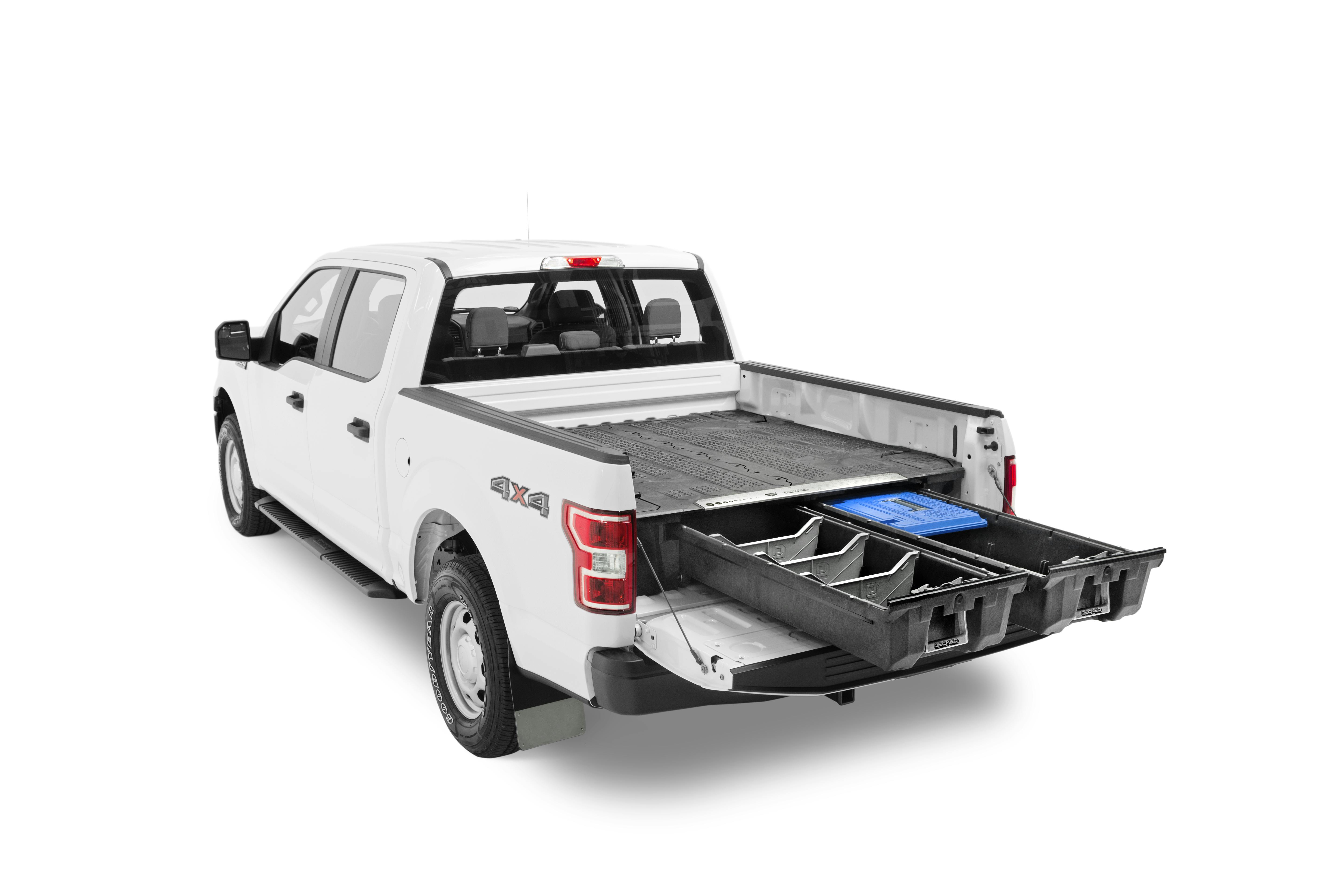 Back Drup シート DECKED DF4 64.54 Two Drawer Storage System for A Full Size