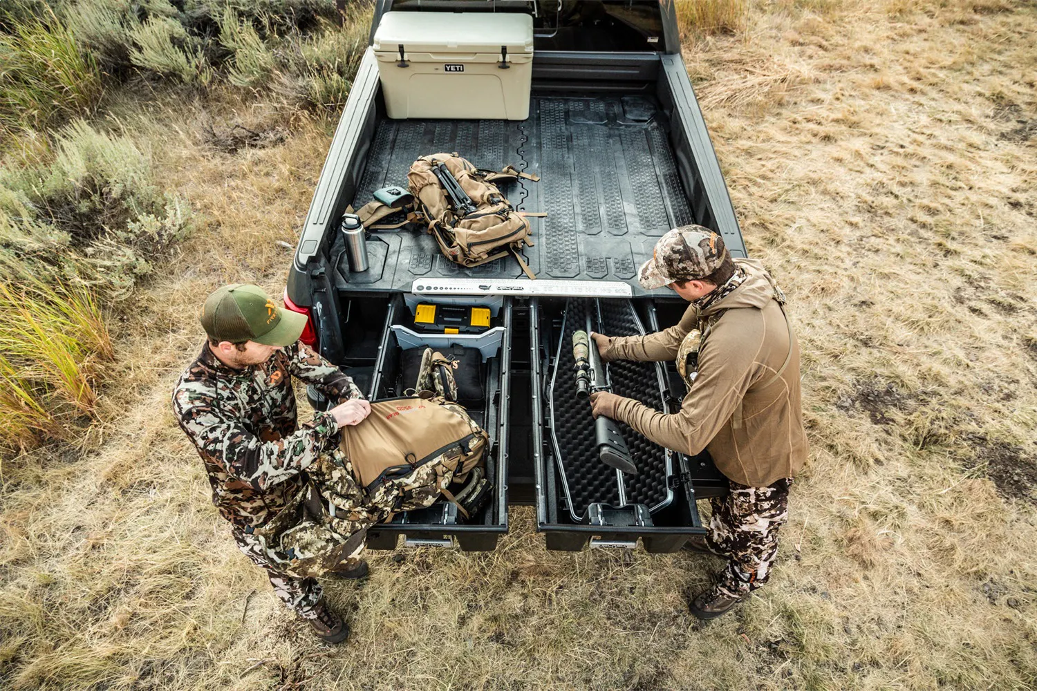 DECKED DF3 75.25 Two Drawer Storage System for A Full Size Pick Up