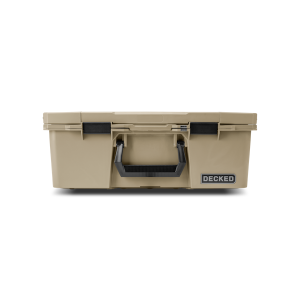 DECKED A0010-SIXR-TAN D-co Case Sixer 16 - includes one (1) D-Co tray - tan with black latches