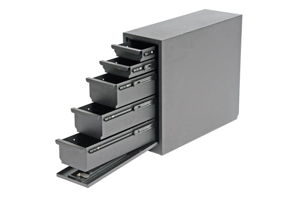 Dee Zee DZ95D Tool Box - Wheel Well Box With Drawers (Steel)