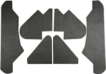 Design Engineering, Inc. 50124 Black Underhood Liner Chevelle 70-72 (Non Func Cowl) - Black