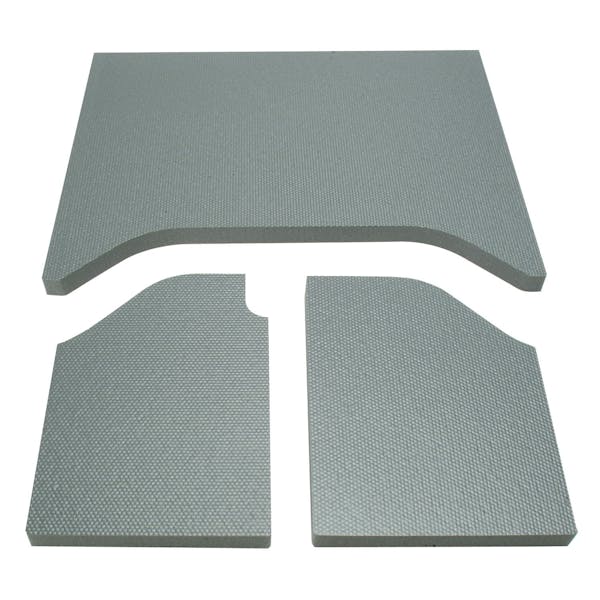 Design Engineering, Inc. 50134 Jeep Wrangler Sound Deadening Headliner 2-Door-3 piece Gray