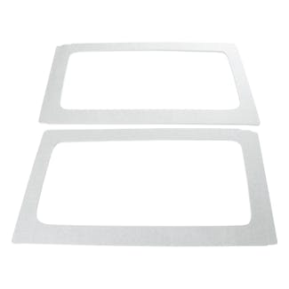 Design Engineering, Inc. 50154 Jeep Wrangler Sound Deadening Rear Side Window- 2-Door Rear (White)