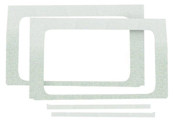 Design Engineering, Inc. 50175 Sound Deadening Side Window Kit JL 4-Dr - 4-pc Original Finish - White