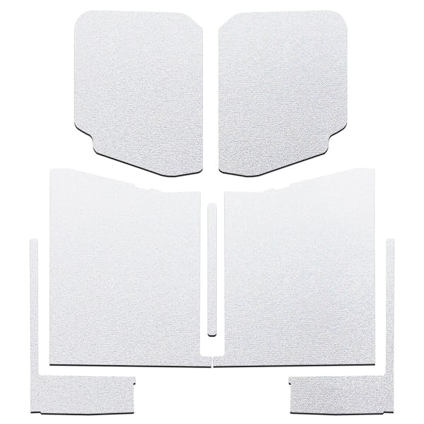 Design Engineering, Inc. 50185 Jeep® Gladiator Headliner Complete Kit, White (7-pc)