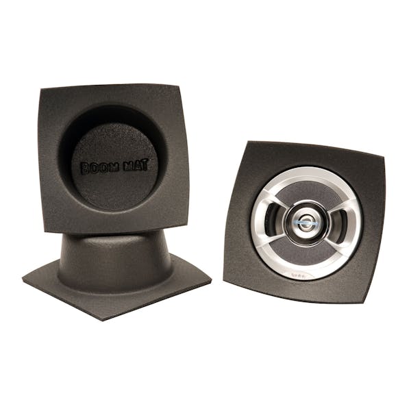 Design Engineering, Inc. 50321 Speaker Baffles - 5.25 Round Slim (6-1/2w x 6-1/2h x 2-1/2d) (Pair)