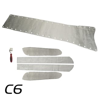 Design Engineering, Inc. 50532 Corvette C6 Transmission Tunnel Plate & Side Thermal Shield Complete Kit