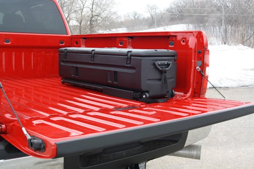  DU-HA Tote, Black Truck Storage Box, Heavy-Duty, Portable  Rolling Tool Box or Gun Case for SUV's, Vans, Pickup Trucks, and More, 53  in x 15 in x 15 in