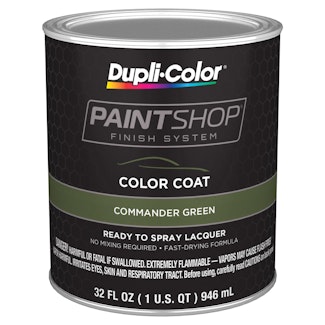 Dupli-Color BSP216 Paint Shop Finish System Base Coat; Commander Green