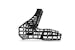 DV8 Offroad CCT1-01 Center Console Molle Panels & Device Mount