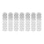 DV8 Offroad D-JP-190008-BRUSH Jeep JK 7 Piece Grille Inserts, Brushed