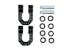 DV8 Offroad UNSK-01PK Elite Series D-Ring Shackles, Pair, Pink