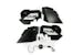 DV8 Offroad INFEND-01FBRL Jeep JK Front Inner Fenders With Rock Lights, Black