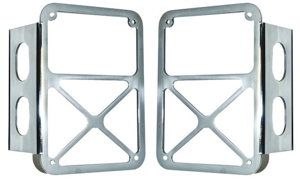 DV8 Offroad D-JP-190007-SS Jeep JK Tail Lamp Guards, Stainless