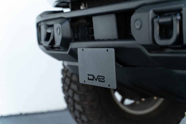 DV8 Offroad LPBR-04 Ford Bronco Capable Bumper Front License Plate Mount