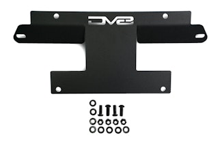 DV8 Offroad LPBR-01 Factory Front Bumper License Relocation Bracket, Front