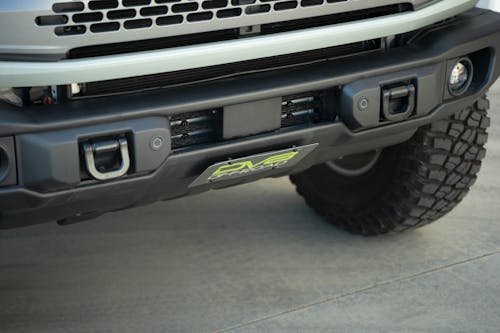 DV8 Offroad LPBR-05 Capable Bumper Slanted Front License Plate Mount, Ford Bronco