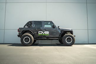 DV8 Offroad SRJL-08 Jeep Wrangler JL OE Plus 4-Door Side Steps