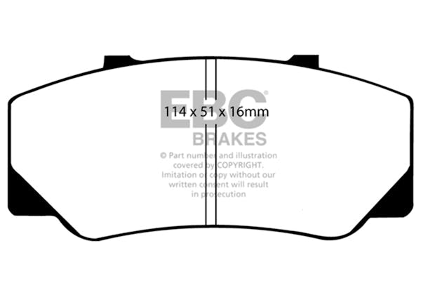 EBC Brakes UD511 Ultimax OEM Replacement Brake Pads