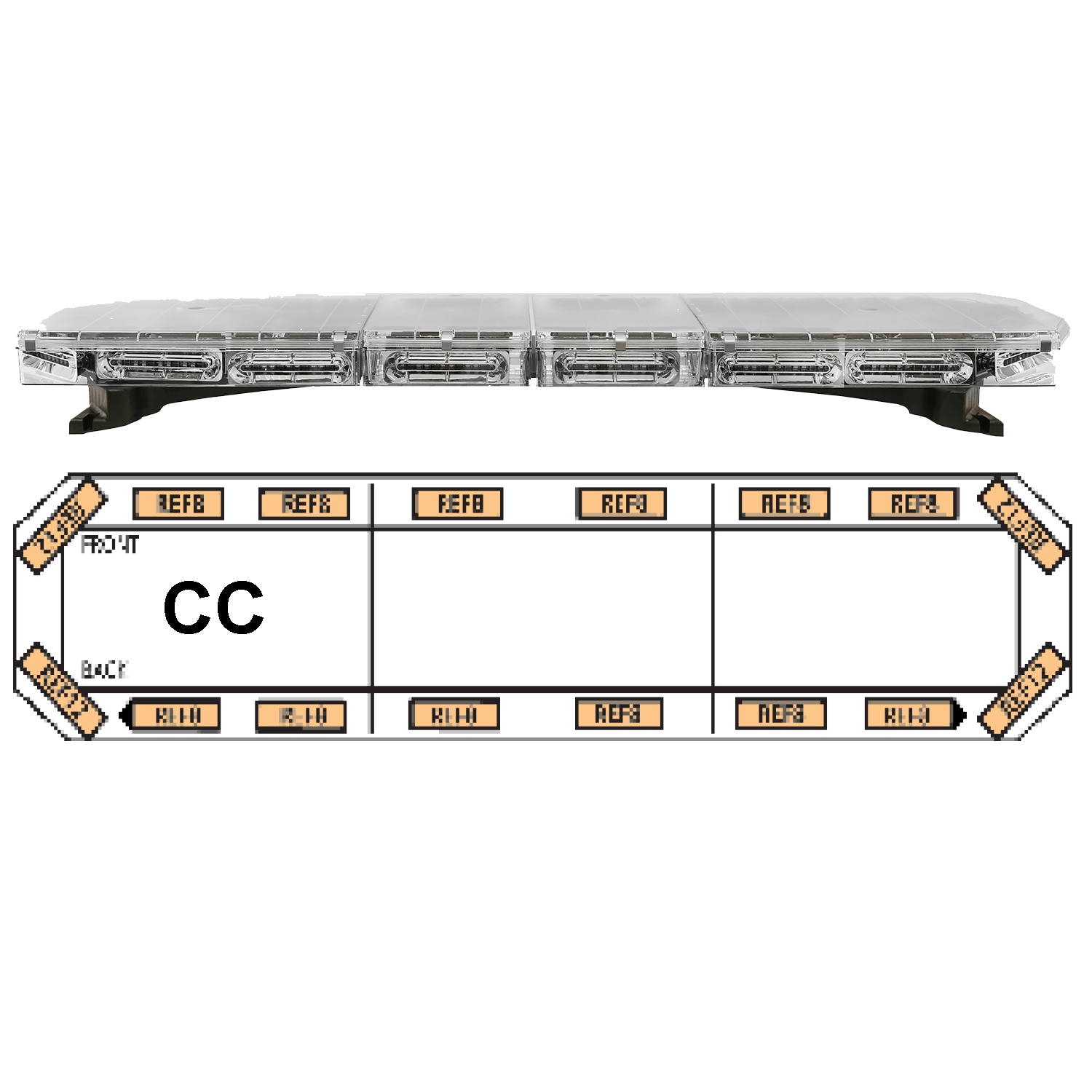 ECCO 27-00009-E 27 Series LED Lightbar 