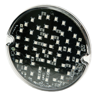 ECCO 3921A 3921 Series Directional LED Warning Light (Amber, Round Grommet Mount)