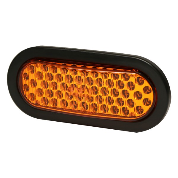ECCO 3965AA 3965 Series Directional LED Light (Oval Grommet Mount, Amber/Amber Dual-Color)