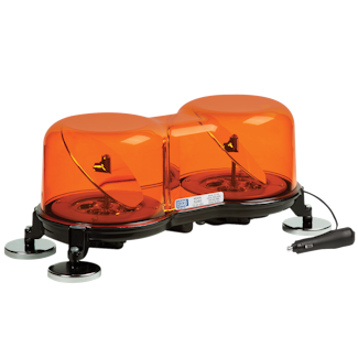 ECCO 5280A-MG RotoLED 5280 Series LED Hybrid Minibar (13", Magnet Mount, Amber Lens & LED)