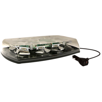 ECCO 5587CAC-MG Reflex 5587 Series LED Minibar (Clear Lens, Amber-Clear LED, Magnet Mount)