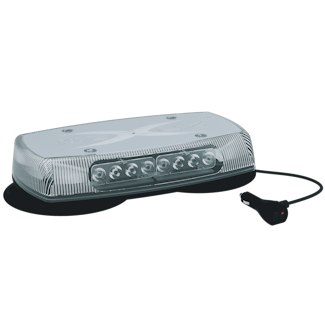 ECCO 5590CAG-VM Reflex 5590 Series LED Minibar (Clear Lens/Amber-Green LED/Vacuum-Magnet Mount)