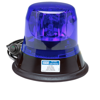 ECCO 5813B-MG 5800 Series Low-Profile Rotating Halogen Beacon (Magnet Mount, Blue)