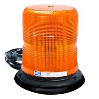 ECCO 6570C-VM 6500 Series Medium-Profile Flashtube Strobe Beacon (Vacuum-Magnet Mount, Amber)