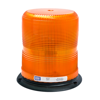 ECCO 6570C 6500 Series Medium-Profile Flashtube Strobe Beacon (3-Bolt Mount, Amber)
