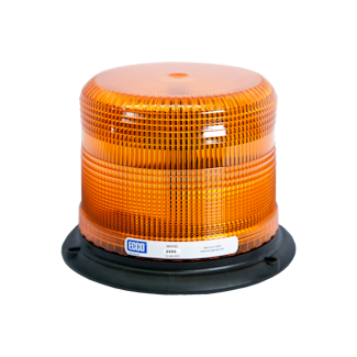 ECCO 6650A 6650 Series Low-Profile Flashtube Strobe Beacon (3-Bolt Mount, Amber)
