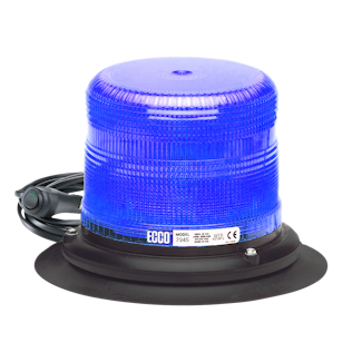 ECCO 7945B-VM 7945 Series Low-Profile LED Strobe Beacon (Vacuum-Magnet Mount, Blue)