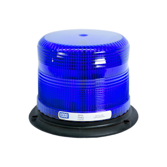 ECCO 7945B 7945 Series Low-Profile LED Strobe Beacon (3-Bolt Mount, Blue)