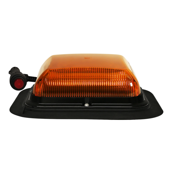 ECCO EB7180A-VM EB7180 Series Low-Profile LED Warning Beacon (Vacuum-Magnet Mount, Amber Lens)