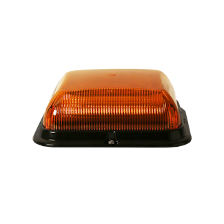 ECCO EB7180A EB7180 Series Low-Profile LED Warning Beacon (4-Bolt Mount, Amber Lens)