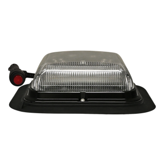 ECCO EB7180CA-VM EB7180 Series Low-Profile LED Warning Beacon (Vacuum-Mag/Clear Lens/Amber LED)