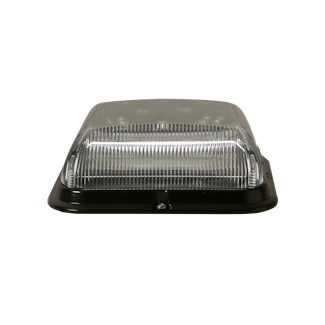 ECCO EB7180CC EB7180 Series Low-Profile LED Warning Beacon (4-Bolt Mount, Clear Lens)