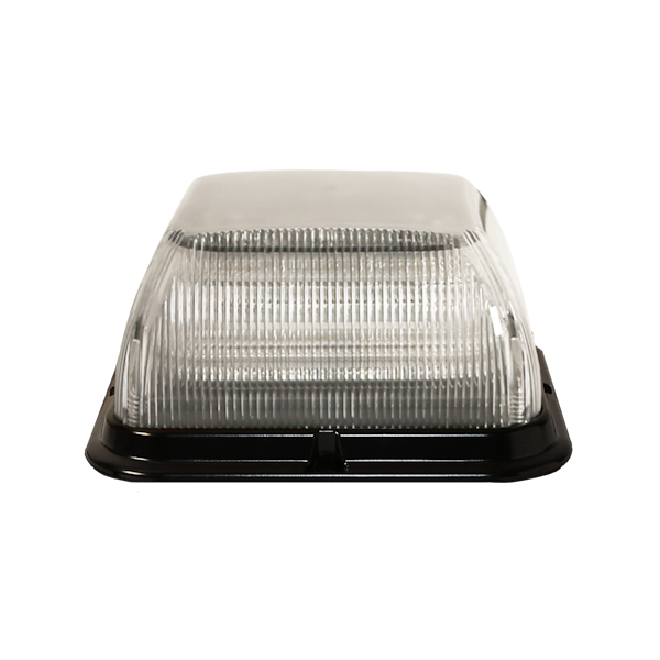 ECCO EB7185CCC EB7185 Series Med-Profile LED Warning Beacon (4-Bolt Mount, Clear/Clear/Clear)