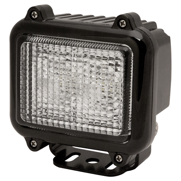 ECCO EW2303 EW2300 Series Mini Square LED Worklamp (2 LED/Flood Beam/Bracket Mount)