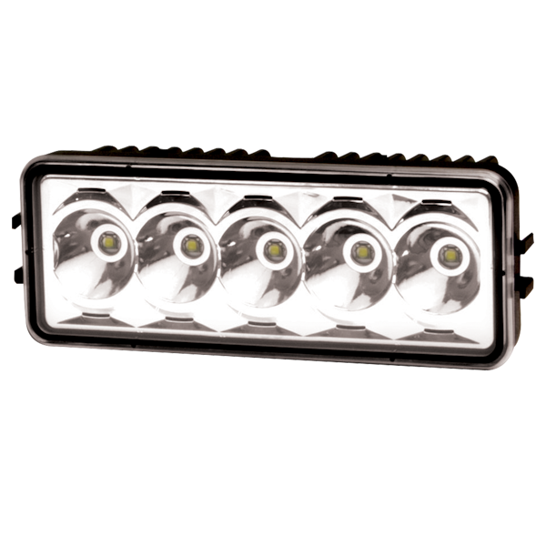 ECCO EW2320 EW2300 Series Modular Rectangle LED Worklamp (5 LED/Spot Beam/Bracket Mount)