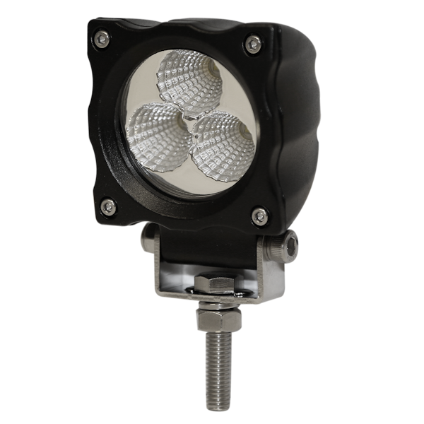 ECCO EW2403 EW2400 Series Square LED Worklamp (3 LED/Flood Beam/1-Bolt Mount)