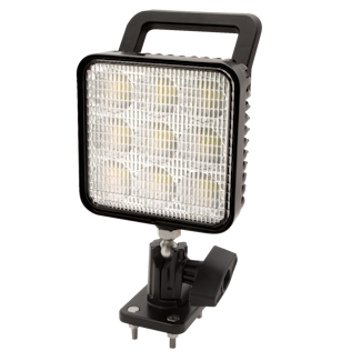 ECCO EW2451 EW2400 Series Square LED Worklamp (9 LED/Switched/Flood Beam/Swivel Mnt/Handle)