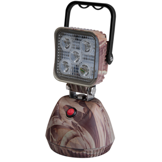 ECCO EW2461-CAMO EW2400 Series Square LED Worklamp (5 LED/Flood Beam/Camo/Magnet/Clear)