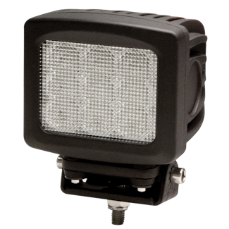 ECCO EW2511 EW2500 Series Square LED Worklamp (9 LED/Flood Beam/Bracket Mount)