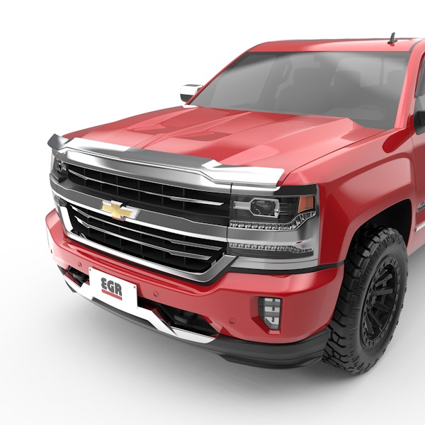 EGR 301574 EGR Superguard Hood Guard Chrome Finish