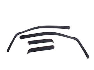 EGR 571621 EGR In-Channel Front and Rear Window Visor Set, Dark Smoke Finish