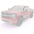 EGR 571665 EGR In-Channel Front and Rear Window Visor Set, Matte Black Finish