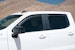 EGR 571695 EGR In-Channel Front and Rear Window Visor Set, Matte Black Finish